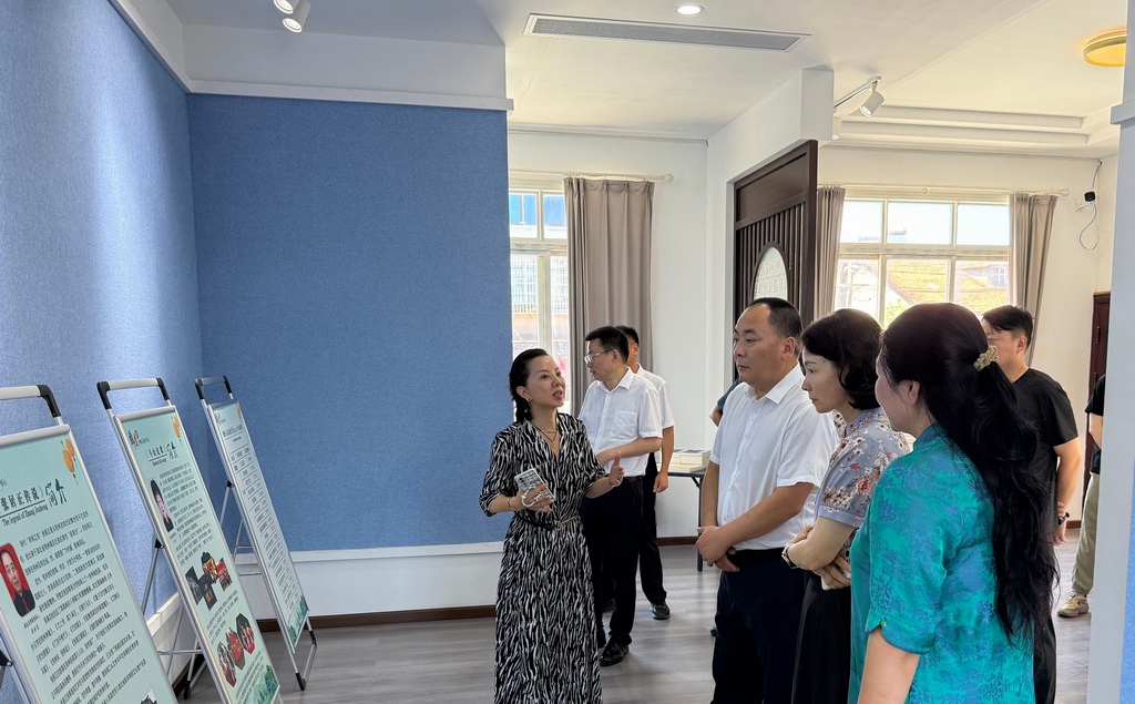 市人大常委会来我馆开展公共文化服务保障“一法一条例”实地检查